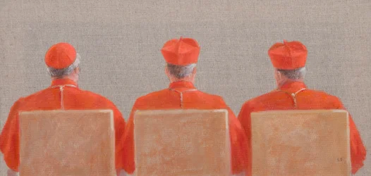 Três Cardeais, 2010 (acrílico sobre tela)
